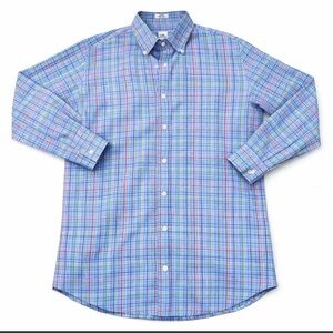 Peter Millar Long Sleeve Plaid Shirt Men’s Size Medium